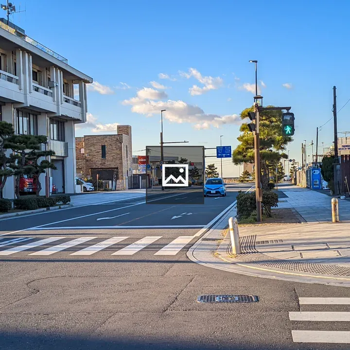 Street in Kamakura with Car