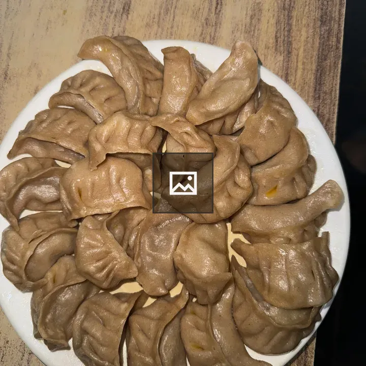 Dumplings on Wooden Table