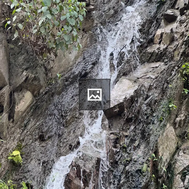 Waterfall in Stone Bedrock