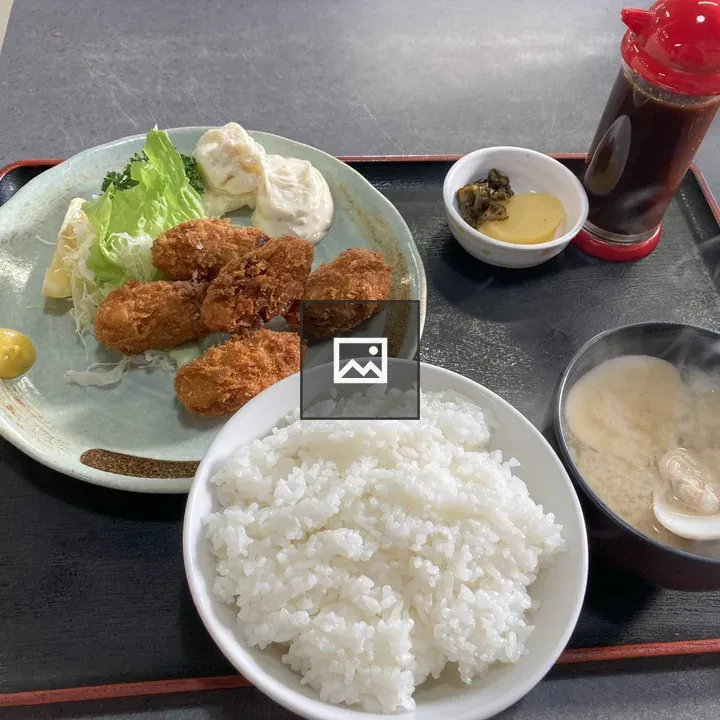 Fried oyster set meal