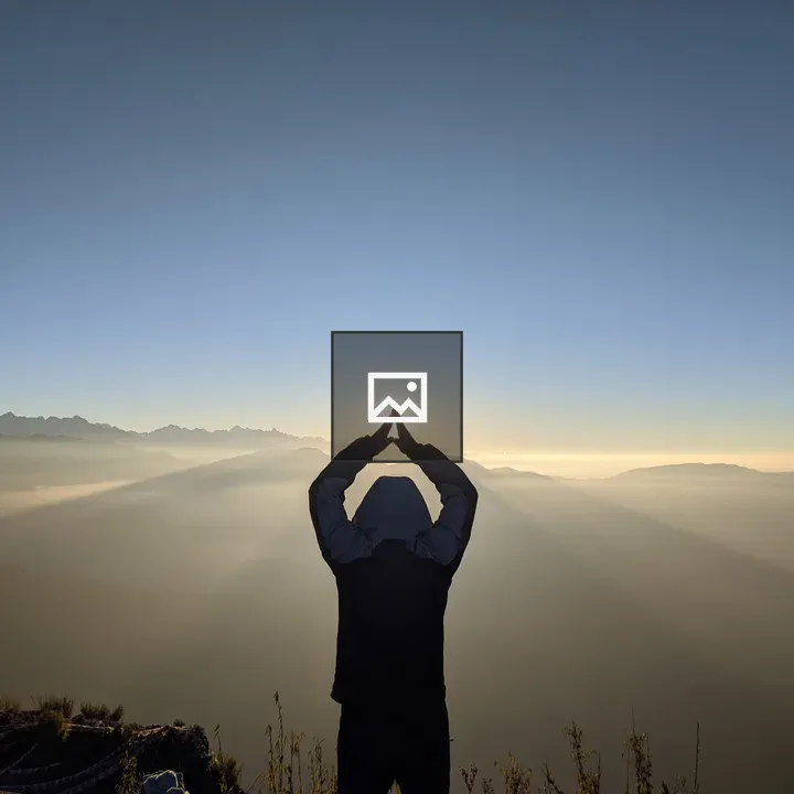 Sunrise Hands in Prayer