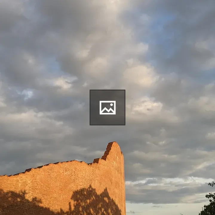 Partially Collapsed Brick Wall