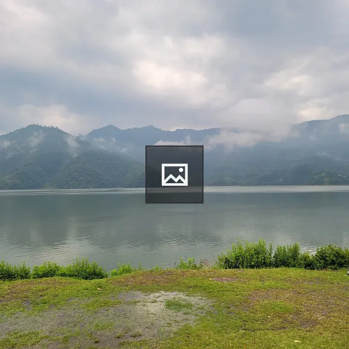 Fewa Lake Scene in Pokhara