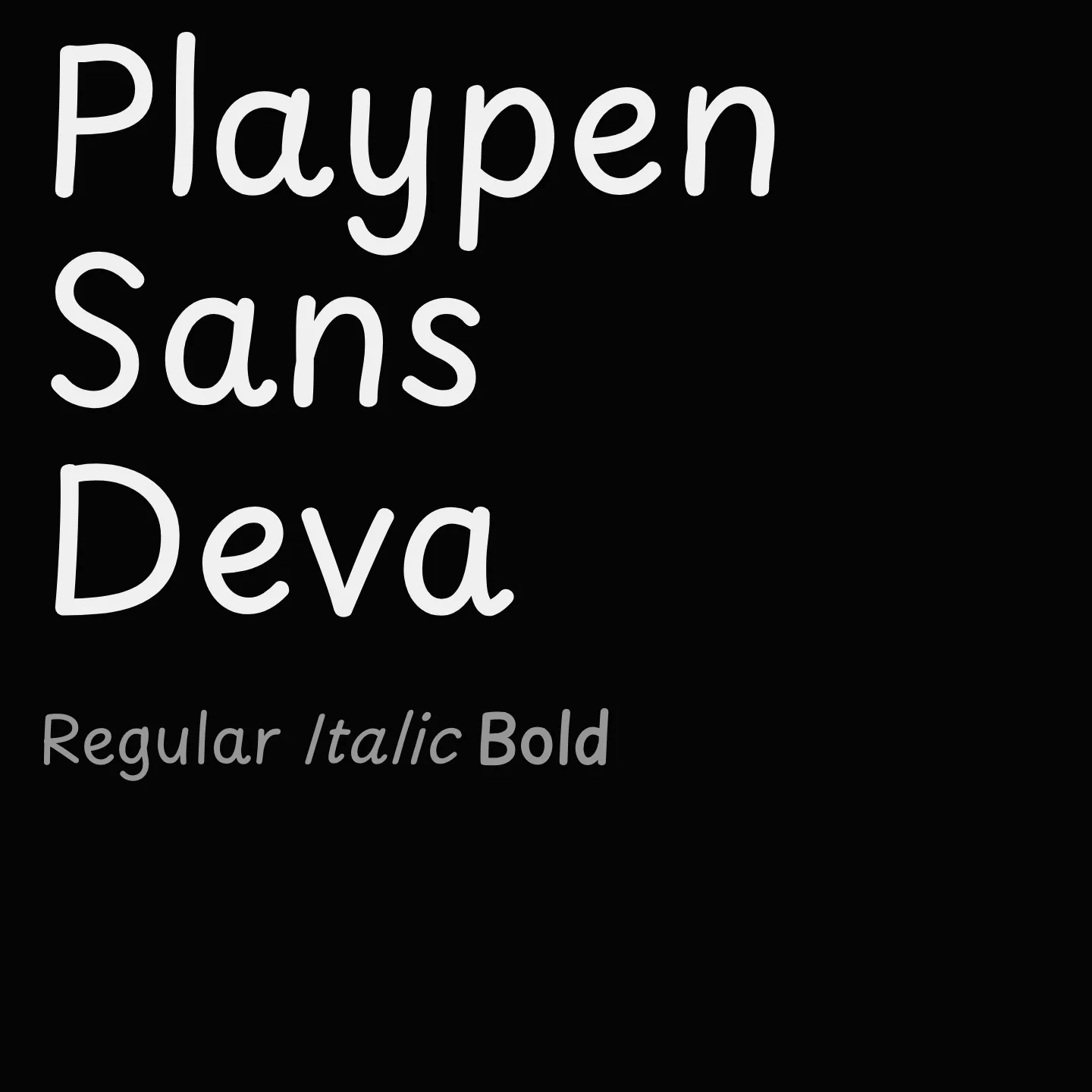 Playpen Sans Deva