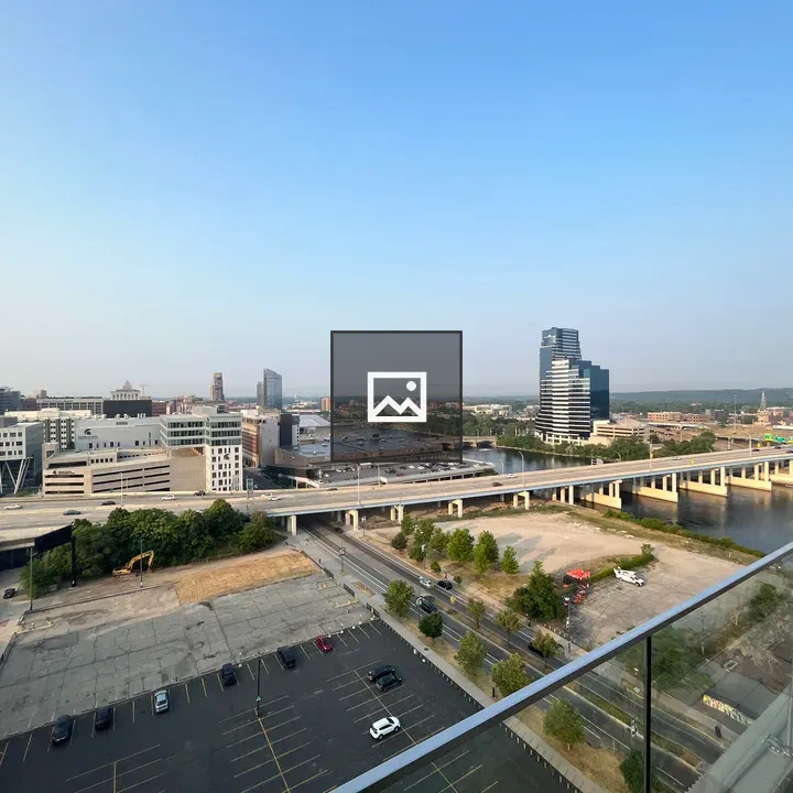 City view Grand Rapids from a high floor