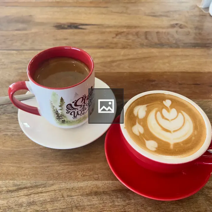 Two Mugs with Coffee