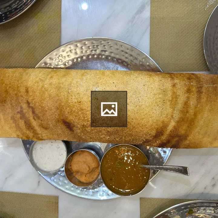 Dosa with Dipping Sauces