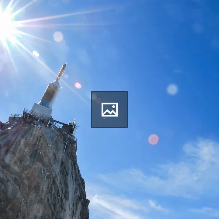Mont Blanc sun