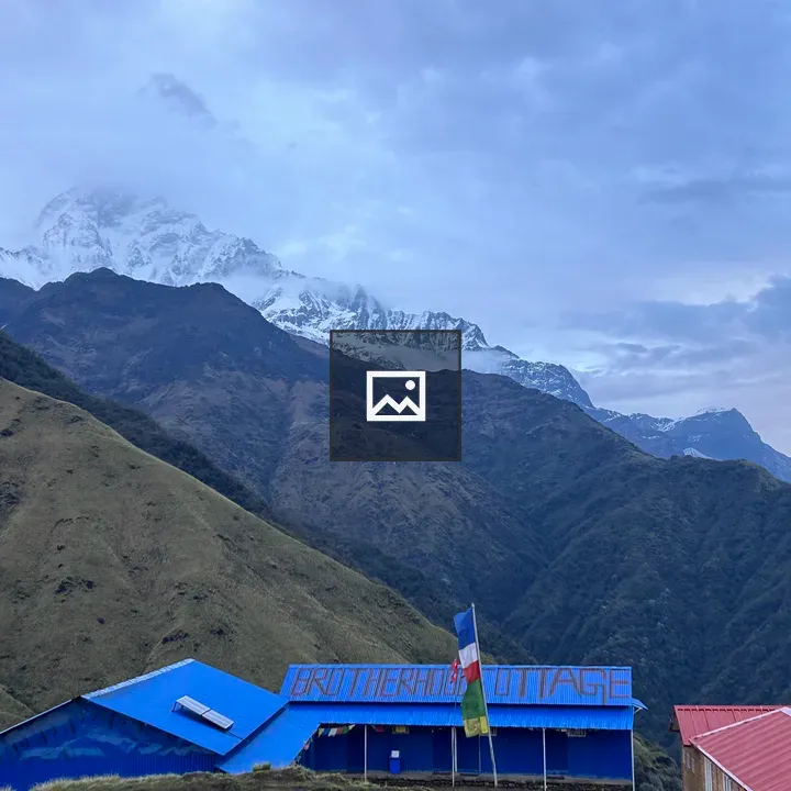 Snowy Nepal Mountains