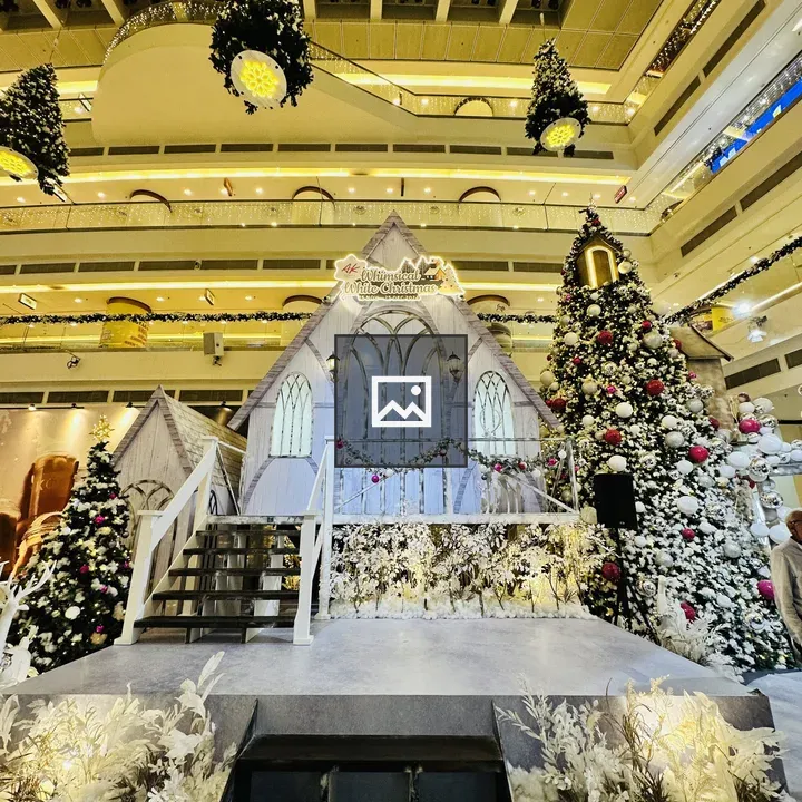 Stage inside mall in Malaysia