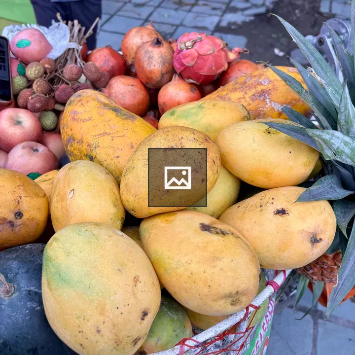 Tropical fruits assortment