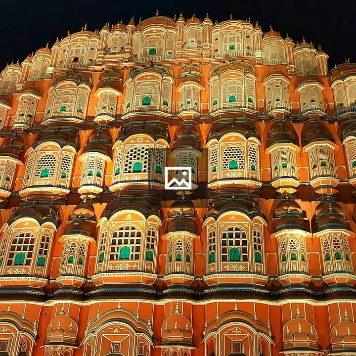 Hawa Mahal Facade in Jaipur
