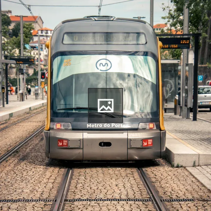 Metro do Porto Stop in Gaia