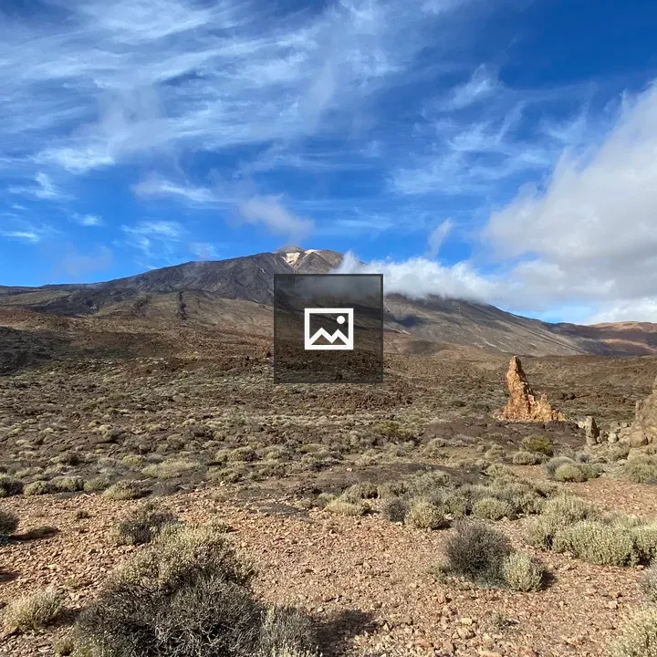 Volcanic landscape at Mount Teide