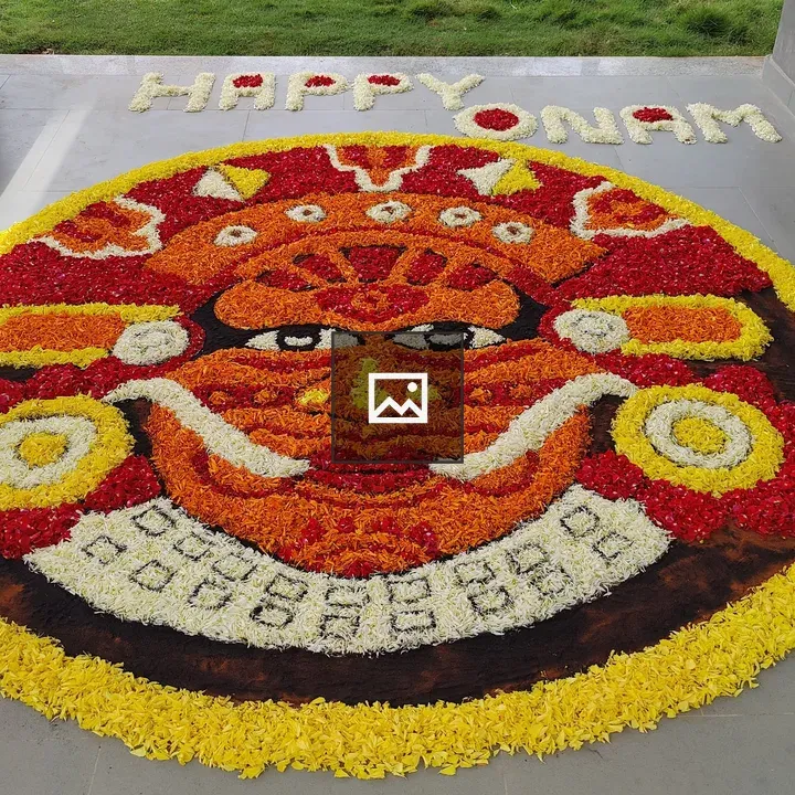 Pookalam Floral Arrangement