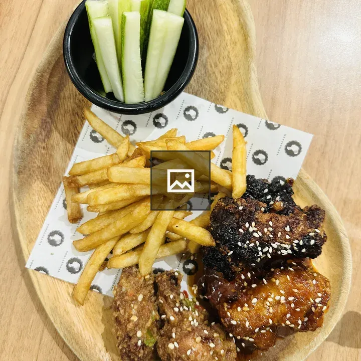 Plate of Chicken Roast with Fries