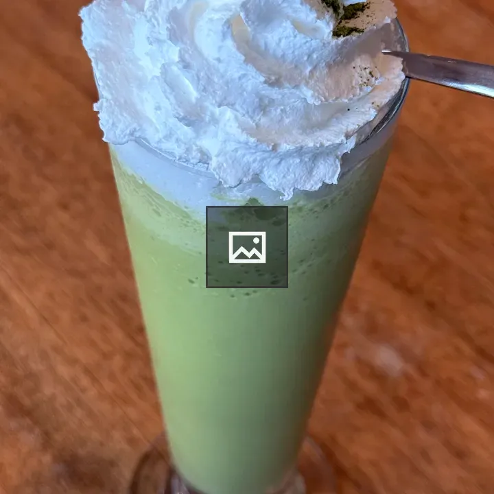 Creamy matcha delight