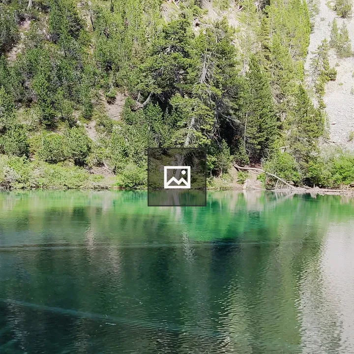 Green lake landscape