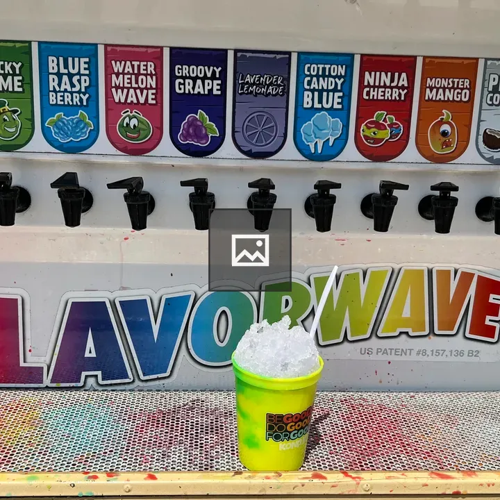 Yellow shaved ice cup