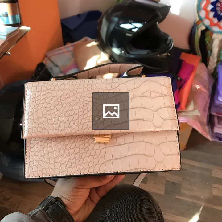 Cream handbag portrait