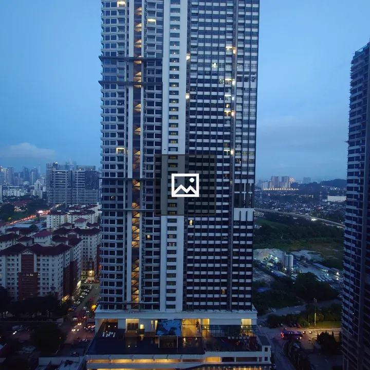 Tall city skyscraper