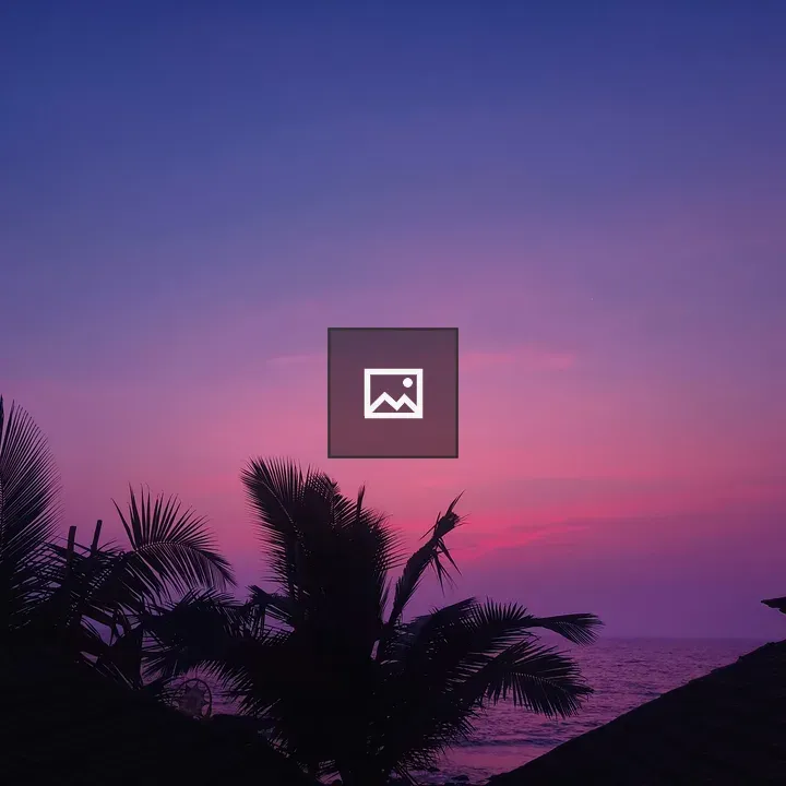 Sunset Ocean with Silhouettes