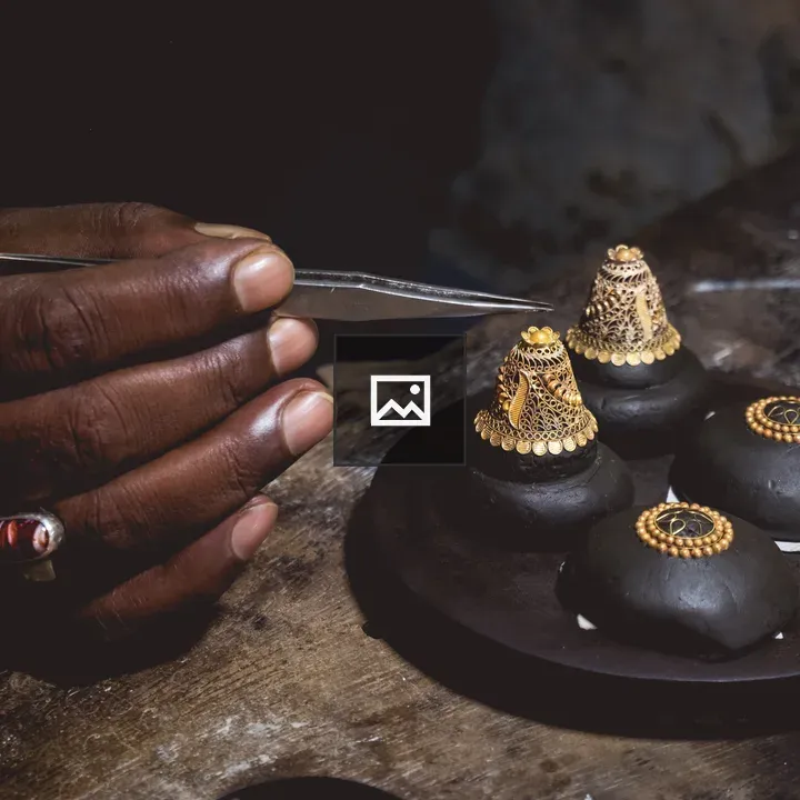 Jewellery making scene