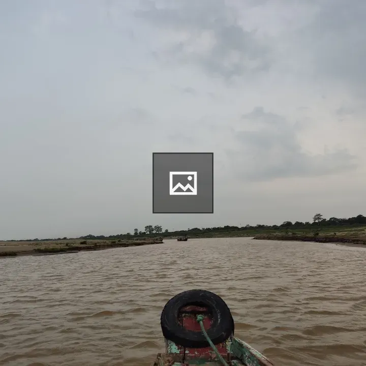 River with vibrant waves in Sylhet