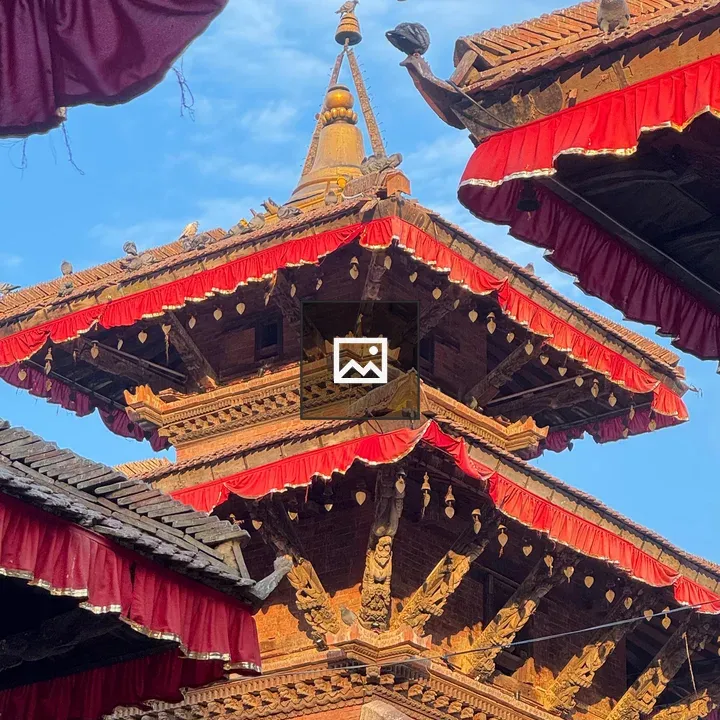 Pagoda with Red Eaves
