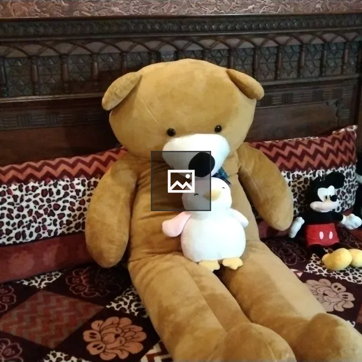 Teddy Bear and Penguin Plush Duo