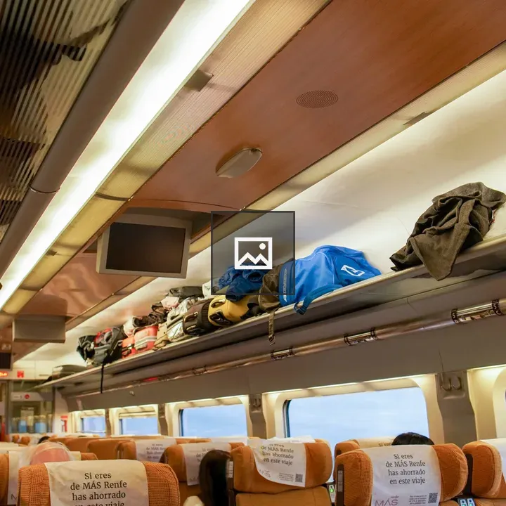 Interior of a train carriage