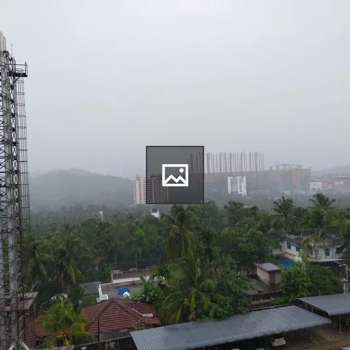 Rainy View from Cyberpark Calicut
