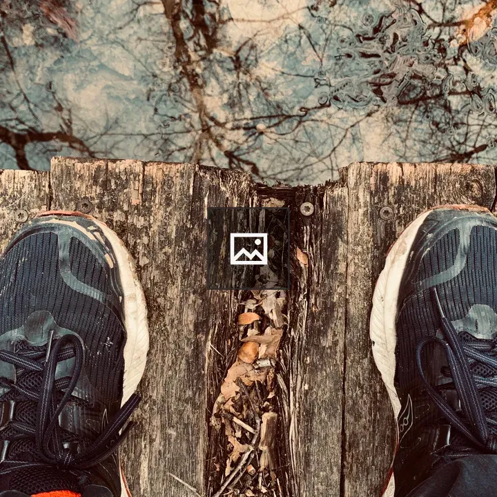 Running Shoes on Bridge