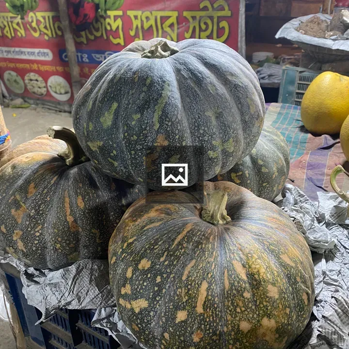 Pumpkins on Market Stall