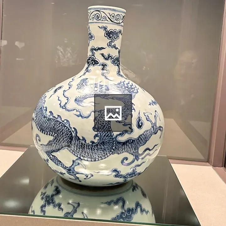 Blue and White Porcelain Vase