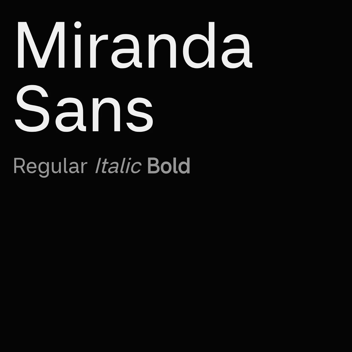 Miranda Sans
