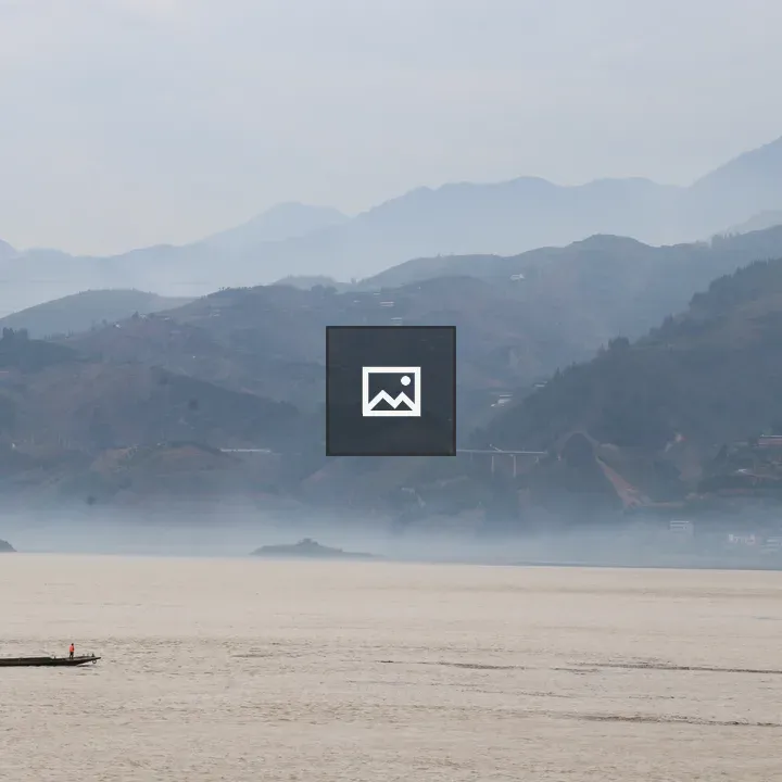 Mist and Boat on Lake