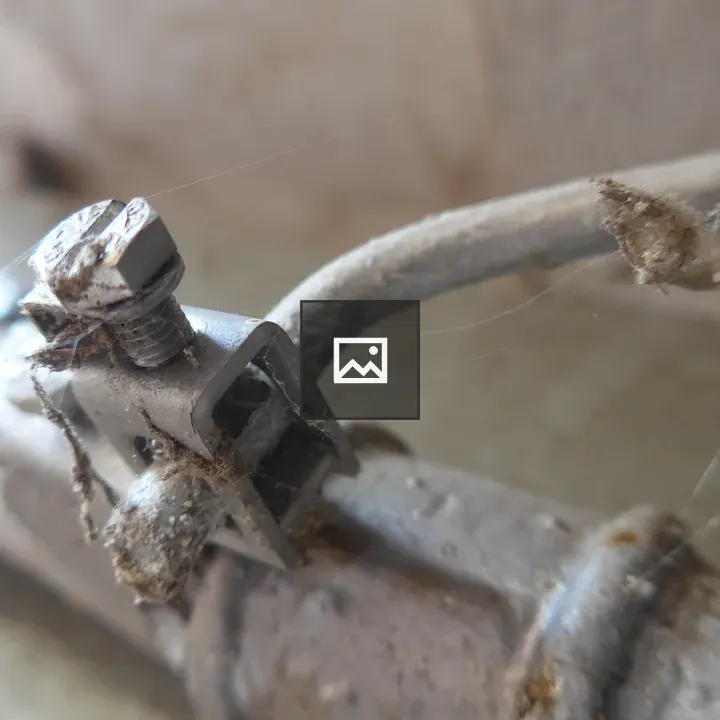 Old rusty bolt