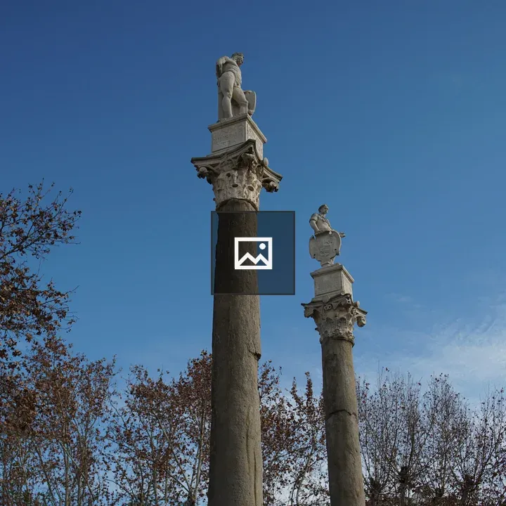 Hercules columns in Sevilla