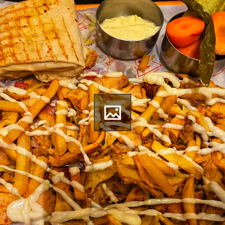 Top-Down Shawarma Platter