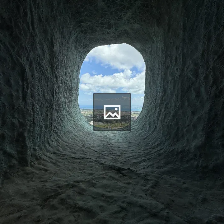 Inside a Circular Opening View