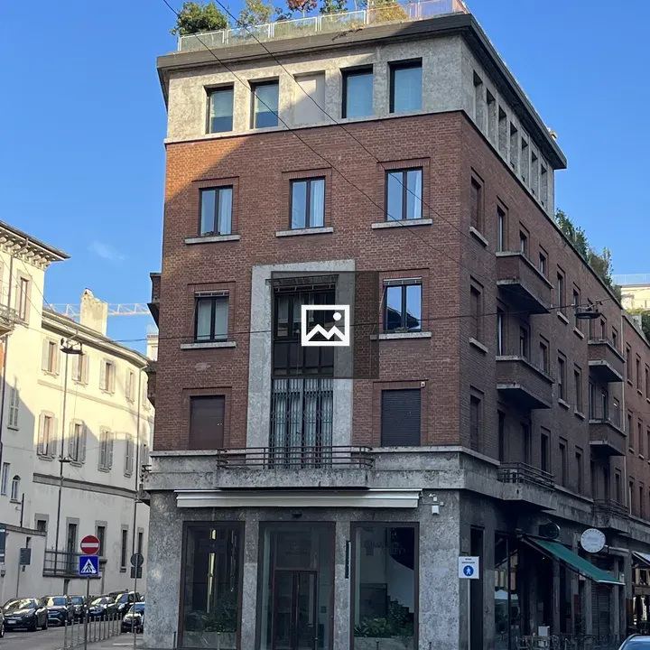 Building front in Milan