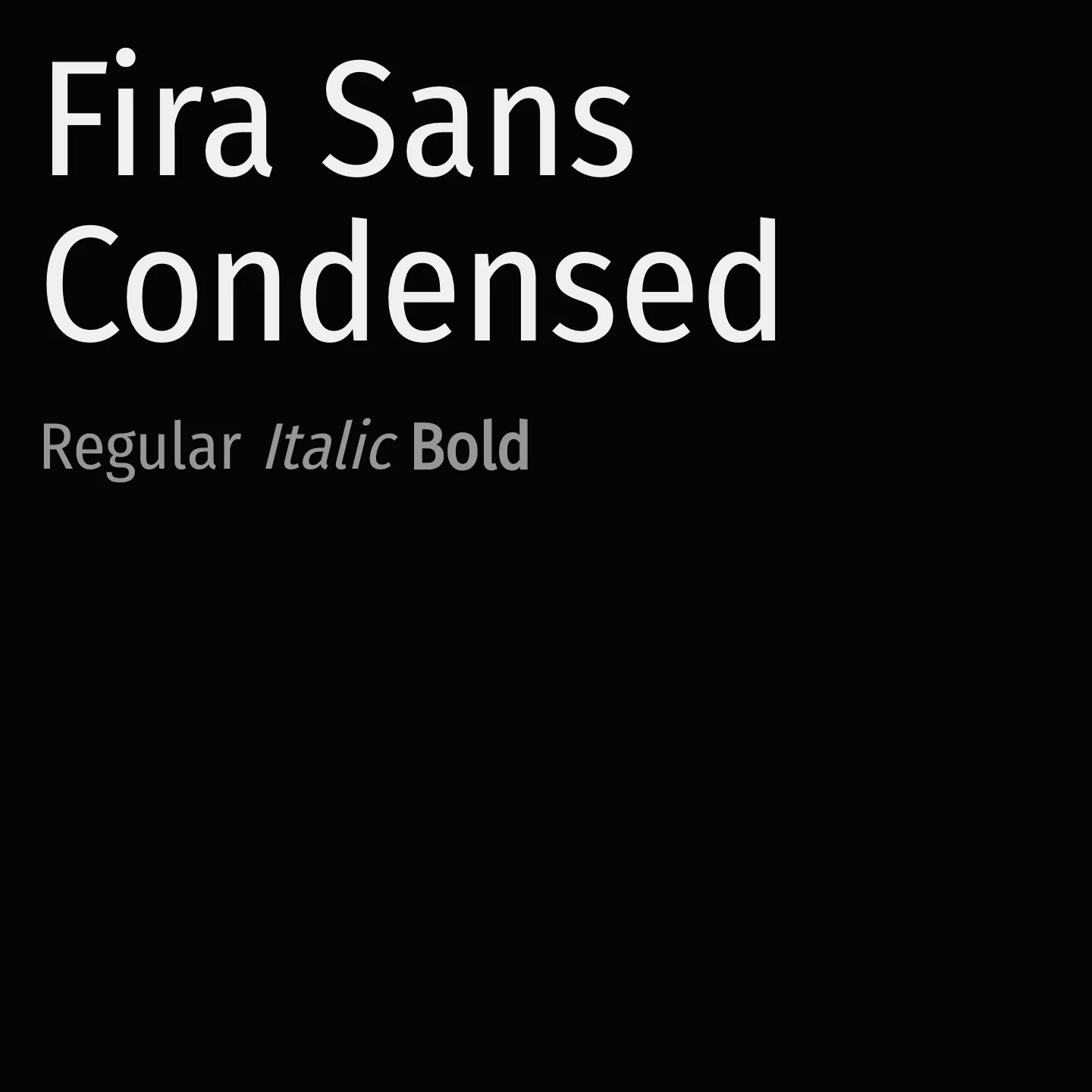 Fira Sans Condensed