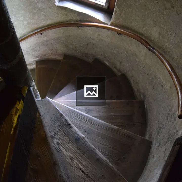 Spiral Wooden Staircase