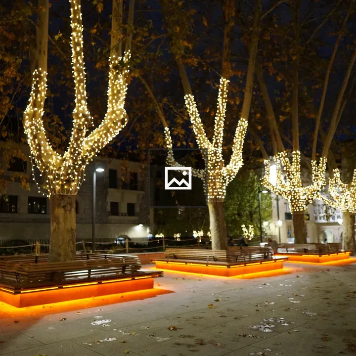 Christmas lights in Spain
