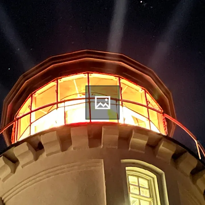 Lighthouse at night