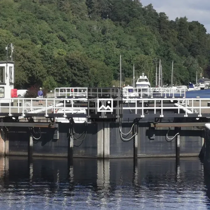 Loch Gates at Caledonian Canal