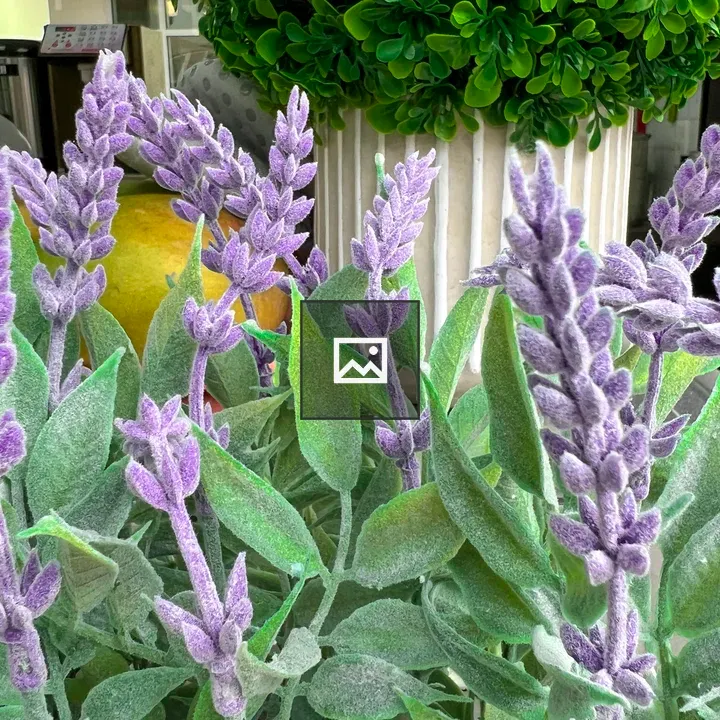 Fake lavender plant