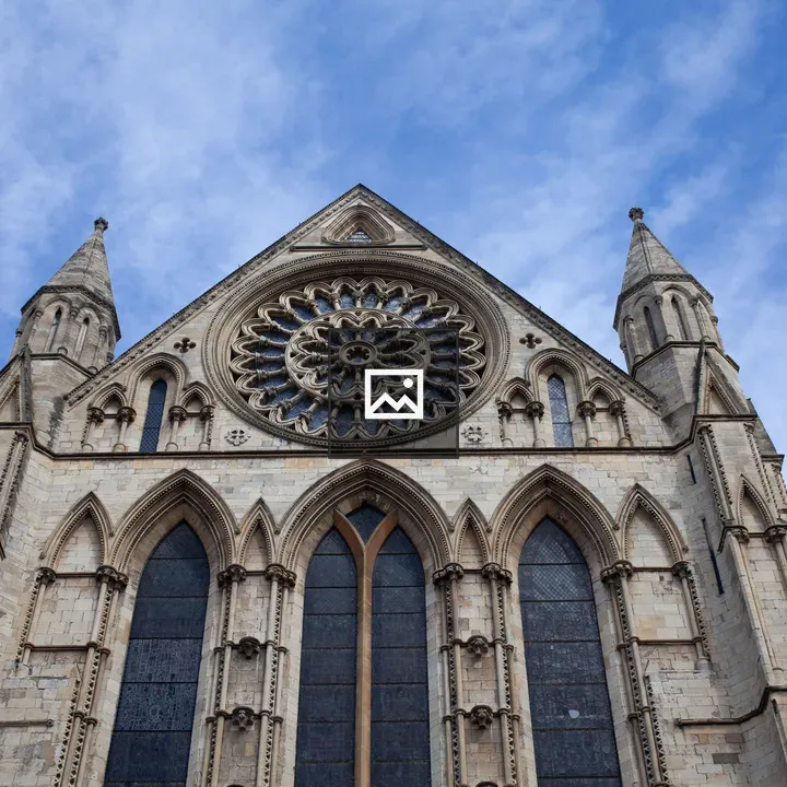 York Minster against Blue Sky