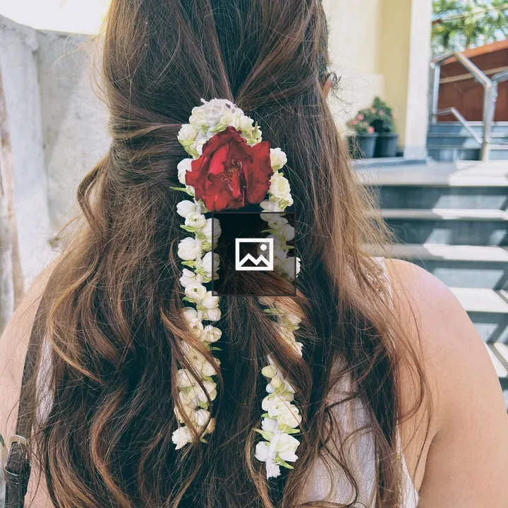 Back View with Red Rose Adornments